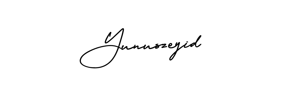 Make a beautiful signature design for name Yunuszeyid. Use this online signature maker to create a handwritten signature for free. Yunuszeyid signature style 3 images and pictures png