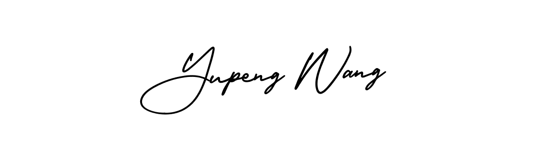 It looks lik you need a new signature style for name Yupeng Wang. Design unique handwritten (AmerikaSignatureDemo-Regular) signature with our free signature maker in just a few clicks. Yupeng Wang signature style 3 images and pictures png