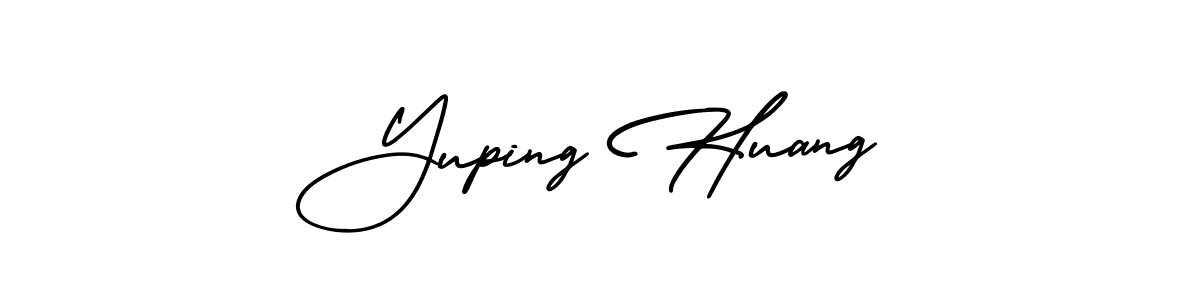 AmerikaSignatureDemo-Regular is a professional signature style that is perfect for those who want to add a touch of class to their signature. It is also a great choice for those who want to make their signature more unique. Get Yuping Huang name to fancy signature for free. Yuping Huang signature style 3 images and pictures png