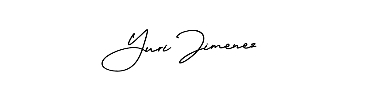 This is the best signature style for the Yuri Jimenez name. Also you like these signature font (AmerikaSignatureDemo-Regular). Mix name signature. Yuri Jimenez signature style 3 images and pictures png