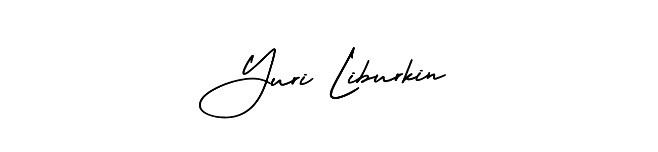 Make a beautiful signature design for name Yuri Liburkin. With this signature (AmerikaSignatureDemo-Regular) style, you can create a handwritten signature for free. Yuri Liburkin signature style 3 images and pictures png
