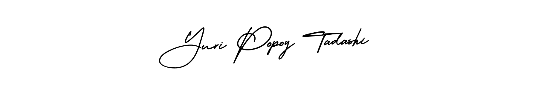 Also we have Yuri Popoy Tadashi name is the best signature style. Create professional handwritten signature collection using AmerikaSignatureDemo-Regular autograph style. Yuri Popoy Tadashi signature style 3 images and pictures png