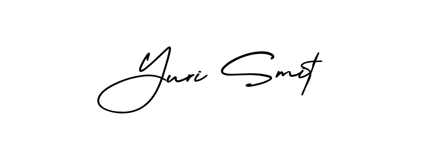 Create a beautiful signature design for name Yuri Smit. With this signature (AmerikaSignatureDemo-Regular) fonts, you can make a handwritten signature for free. Yuri Smit signature style 3 images and pictures png