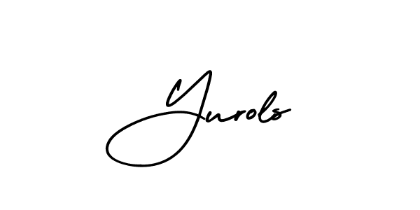 How to make Yurols signature? AmerikaSignatureDemo-Regular is a professional autograph style. Create handwritten signature for Yurols name. Yurols signature style 3 images and pictures png