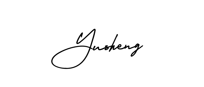 Similarly AmerikaSignatureDemo-Regular is the best handwritten signature design. Signature creator online .You can use it as an online autograph creator for name Yusheng. Yusheng signature style 3 images and pictures png