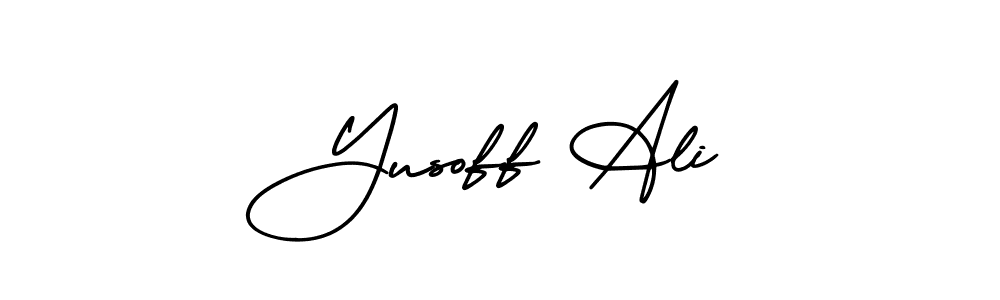 Best and Professional Signature Style for Yusoff Ali. AmerikaSignatureDemo-Regular Best Signature Style Collection. Yusoff Ali signature style 3 images and pictures png