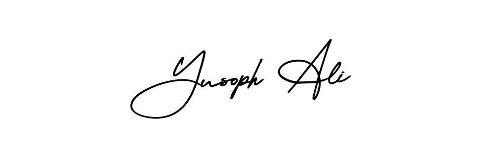 Best and Professional Signature Style for Yusoph Ali. AmerikaSignatureDemo-Regular Best Signature Style Collection. Yusoph Ali signature style 3 images and pictures png