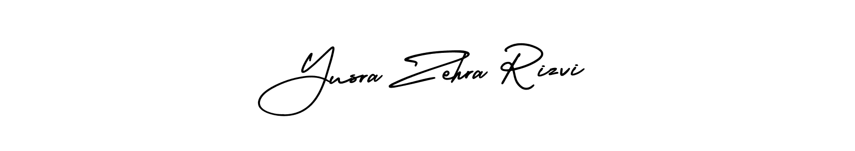 How to Draw Yusra Zehra Rizvi signature style? AmerikaSignatureDemo-Regular is a latest design signature styles for name Yusra Zehra Rizvi. Yusra Zehra Rizvi signature style 3 images and pictures png
