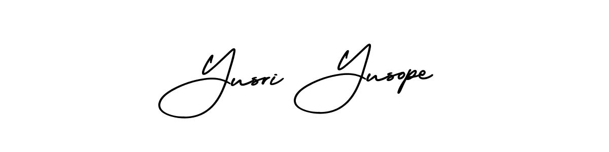 if you are searching for the best signature style for your name Yusri Yusope. so please give up your signature search. here we have designed multiple signature styles  using AmerikaSignatureDemo-Regular. Yusri Yusope signature style 3 images and pictures png