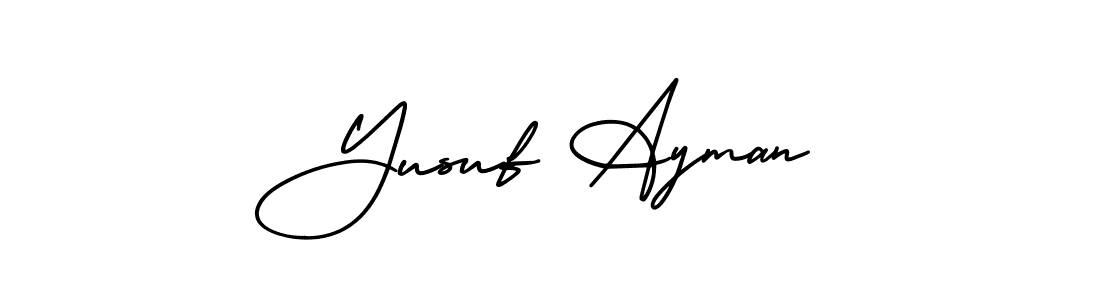 How to Draw Yusuf Ayman signature style? AmerikaSignatureDemo-Regular is a latest design signature styles for name Yusuf Ayman. Yusuf Ayman signature style 3 images and pictures png