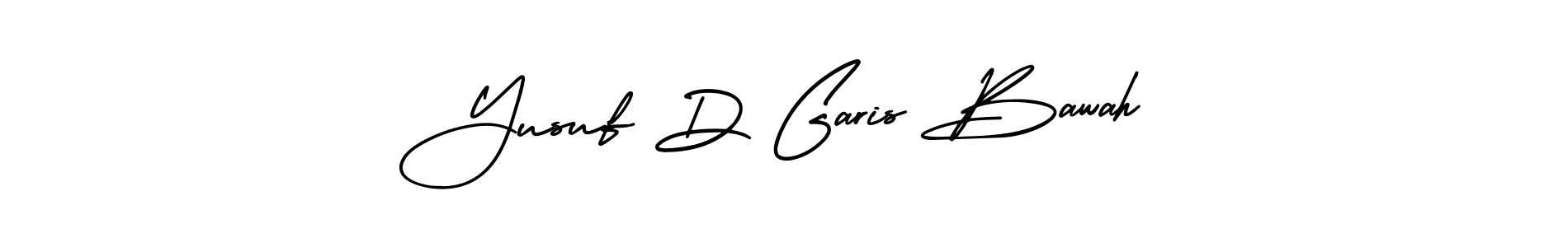 Design your own signature with our free online signature maker. With this signature software, you can create a handwritten (AmerikaSignatureDemo-Regular) signature for name Yusuf D Garis Bawah. Yusuf D Garis Bawah signature style 3 images and pictures png