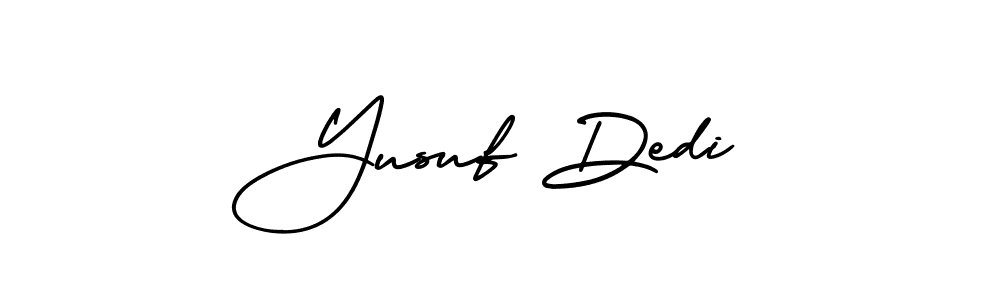 How to Draw Yusuf Dedi signature style? AmerikaSignatureDemo-Regular is a latest design signature styles for name Yusuf Dedi. Yusuf Dedi signature style 3 images and pictures png