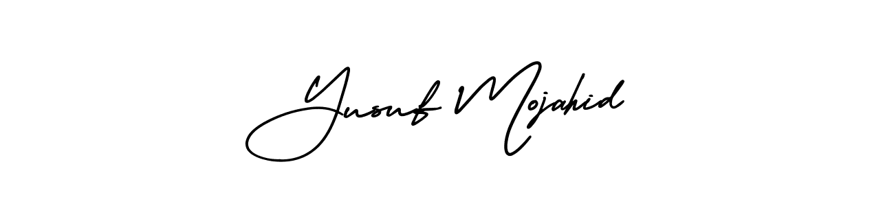 Similarly AmerikaSignatureDemo-Regular is the best handwritten signature design. Signature creator online .You can use it as an online autograph creator for name Yusuf Mojahid. Yusuf Mojahid signature style 3 images and pictures png