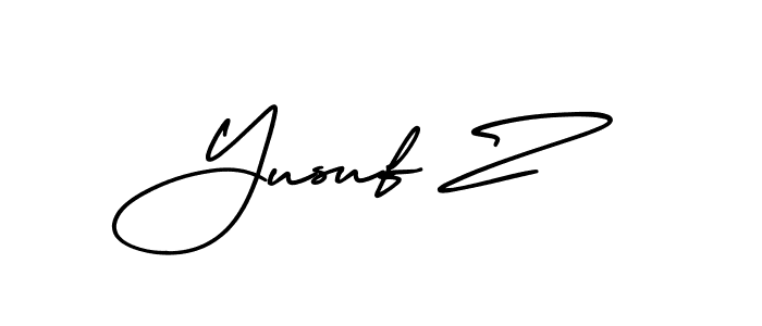 Also we have Yusuf Z name is the best signature style. Create professional handwritten signature collection using AmerikaSignatureDemo-Regular autograph style. Yusuf Z signature style 3 images and pictures png