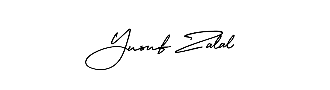 Similarly AmerikaSignatureDemo-Regular is the best handwritten signature design. Signature creator online .You can use it as an online autograph creator for name Yusuf Zalal. Yusuf Zalal signature style 3 images and pictures png