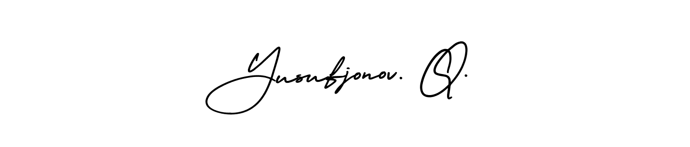 Once you've used our free online signature maker to create your best signature AmerikaSignatureDemo-Regular style, it's time to enjoy all of the benefits that Yusufjonov. Q. name signing documents. Yusufjonov. Q. signature style 3 images and pictures png