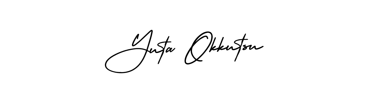 Best and Professional Signature Style for Yuta Okkutsu. AmerikaSignatureDemo-Regular Best Signature Style Collection. Yuta Okkutsu signature style 3 images and pictures png