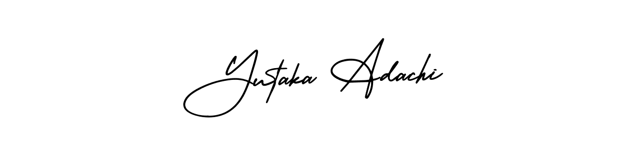Once you've used our free online signature maker to create your best signature AmerikaSignatureDemo-Regular style, it's time to enjoy all of the benefits that Yutaka Adachi name signing documents. Yutaka Adachi signature style 3 images and pictures png