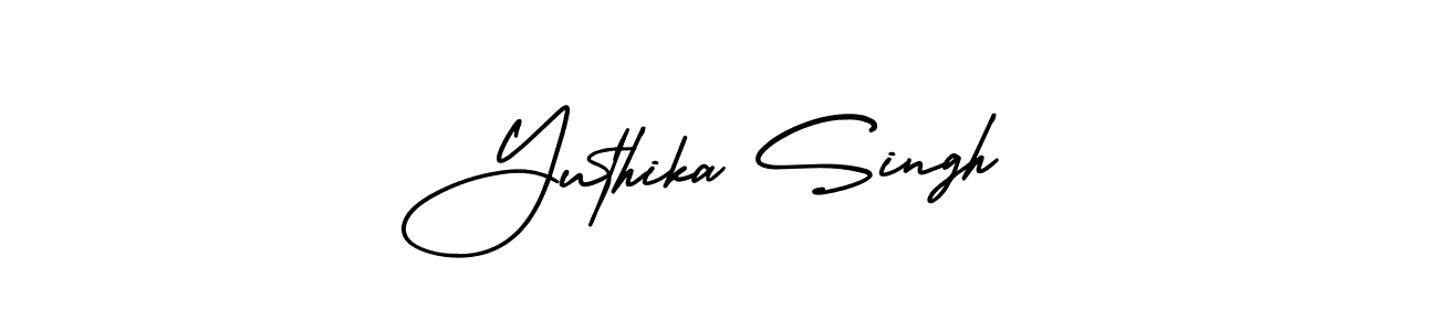 if you are searching for the best signature style for your name Yuthika Singh. so please give up your signature search. here we have designed multiple signature styles  using AmerikaSignatureDemo-Regular. Yuthika Singh signature style 3 images and pictures png