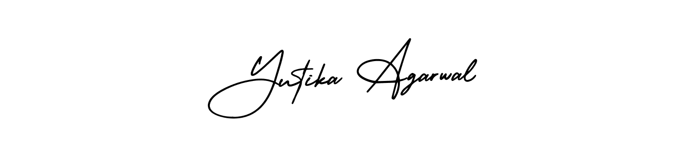 Also You can easily find your signature by using the search form. We will create Yutika Agarwal name handwritten signature images for you free of cost using AmerikaSignatureDemo-Regular sign style. Yutika Agarwal signature style 3 images and pictures png