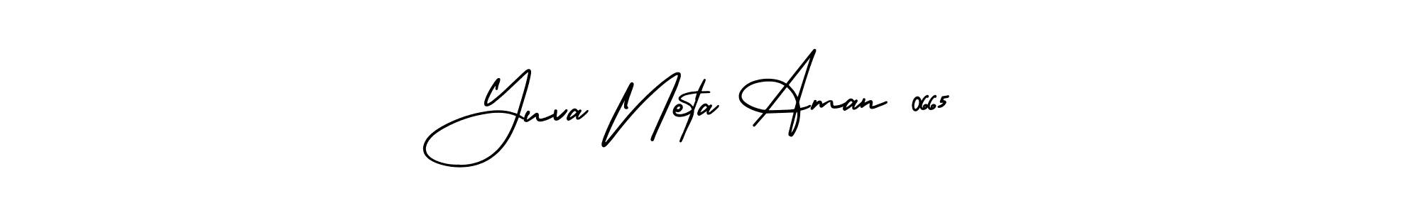 Similarly AmerikaSignatureDemo-Regular is the best handwritten signature design. Signature creator online .You can use it as an online autograph creator for name Yuva Neta Aman 0665 . Yuva Neta Aman 0665  signature style 3 images and pictures png