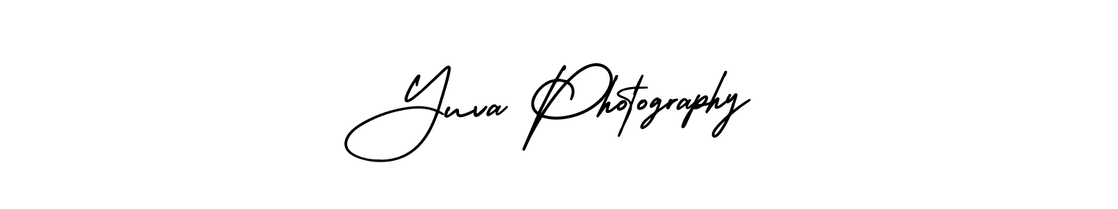 Also we have Yuva Photography name is the best signature style. Create professional handwritten signature collection using AmerikaSignatureDemo-Regular autograph style. Yuva Photography signature style 3 images and pictures png