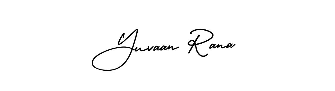 Also we have Yuvaan Rana name is the best signature style. Create professional handwritten signature collection using AmerikaSignatureDemo-Regular autograph style. Yuvaan Rana signature style 3 images and pictures png