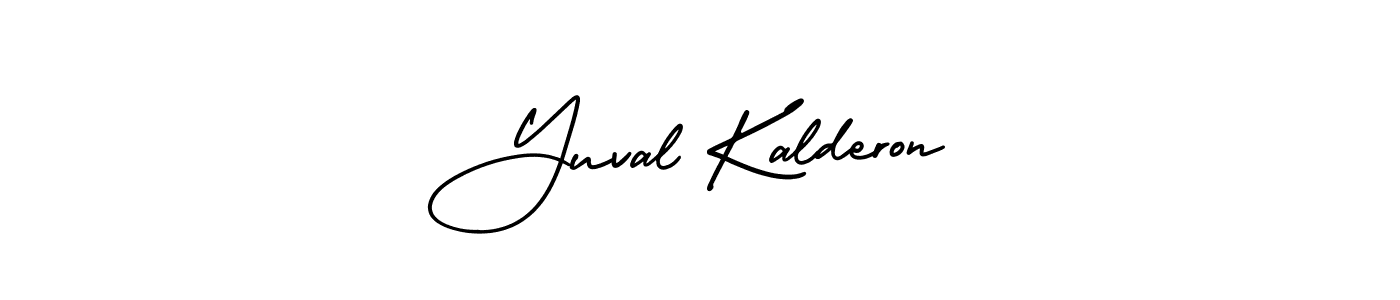 AmerikaSignatureDemo-Regular is a professional signature style that is perfect for those who want to add a touch of class to their signature. It is also a great choice for those who want to make their signature more unique. Get Yuval Kalderon name to fancy signature for free. Yuval Kalderon signature style 3 images and pictures png
