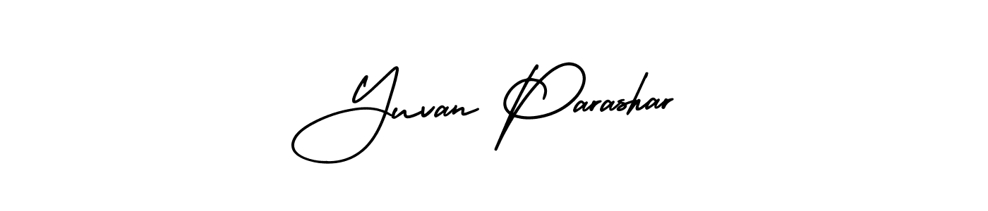 Make a beautiful signature design for name Yuvan Parashar. Use this online signature maker to create a handwritten signature for free. Yuvan Parashar signature style 3 images and pictures png