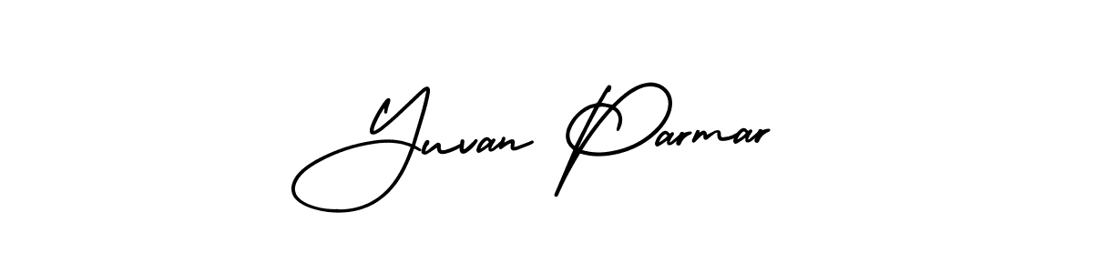 if you are searching for the best signature style for your name Yuvan Parmar. so please give up your signature search. here we have designed multiple signature styles  using AmerikaSignatureDemo-Regular. Yuvan Parmar signature style 3 images and pictures png