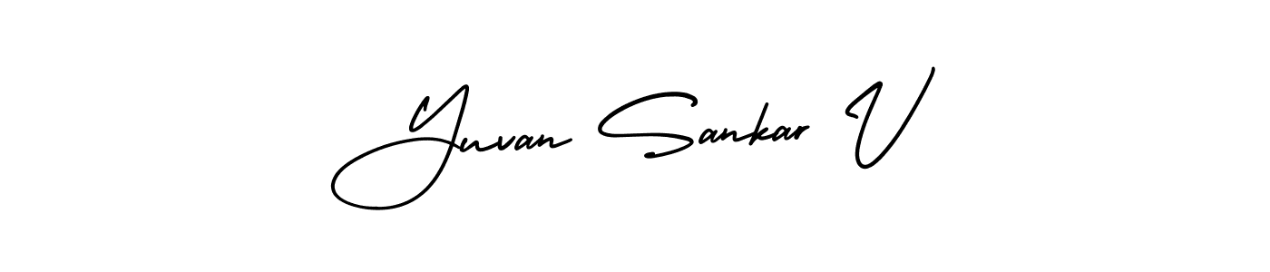 Similarly AmerikaSignatureDemo-Regular is the best handwritten signature design. Signature creator online .You can use it as an online autograph creator for name Yuvan Sankar V. Yuvan Sankar V signature style 3 images and pictures png