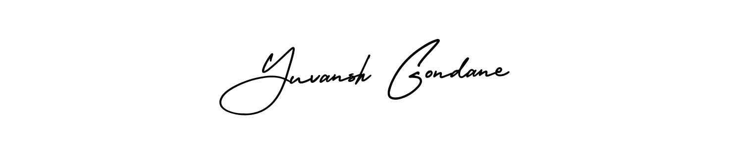 How to make Yuvansh Gondane signature? AmerikaSignatureDemo-Regular is a professional autograph style. Create handwritten signature for Yuvansh Gondane name. Yuvansh Gondane signature style 3 images and pictures png