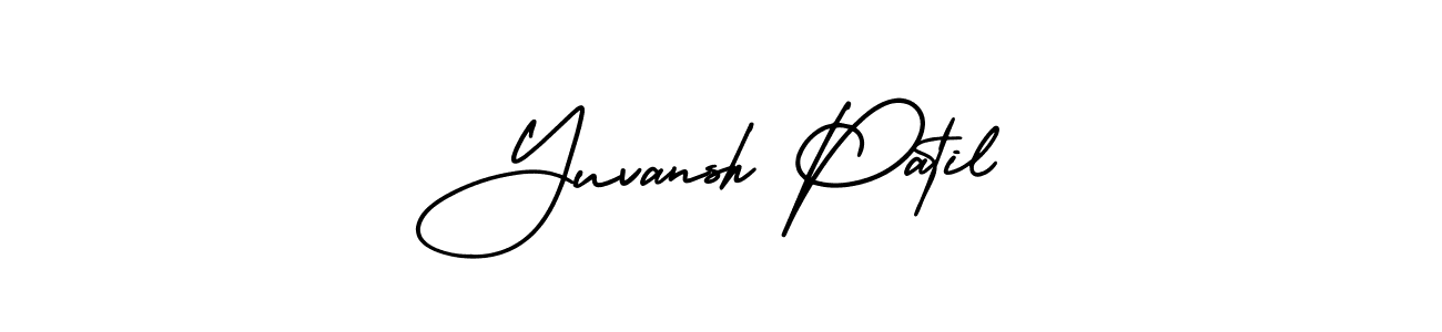Yuvansh Patil stylish signature style. Best Handwritten Sign (AmerikaSignatureDemo-Regular) for my name. Handwritten Signature Collection Ideas for my name Yuvansh Patil. Yuvansh Patil signature style 3 images and pictures png