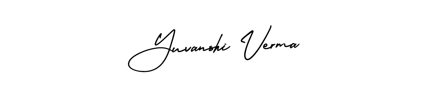Make a beautiful signature design for name Yuvanshi Verma. Use this online signature maker to create a handwritten signature for free. Yuvanshi Verma signature style 3 images and pictures png
