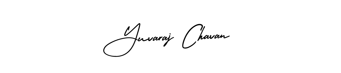 Use a signature maker to create a handwritten signature online. With this signature software, you can design (AmerikaSignatureDemo-Regular) your own signature for name Yuvaraj Chavan. Yuvaraj Chavan signature style 3 images and pictures png