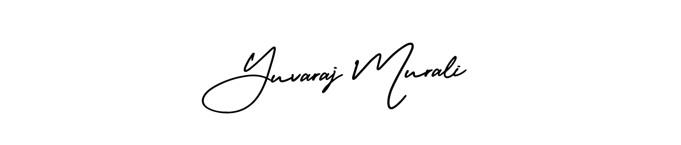Check out images of Autograph of Yuvaraj Murali name. Actor Yuvaraj Murali Signature Style. AmerikaSignatureDemo-Regular is a professional sign style online. Yuvaraj Murali signature style 3 images and pictures png