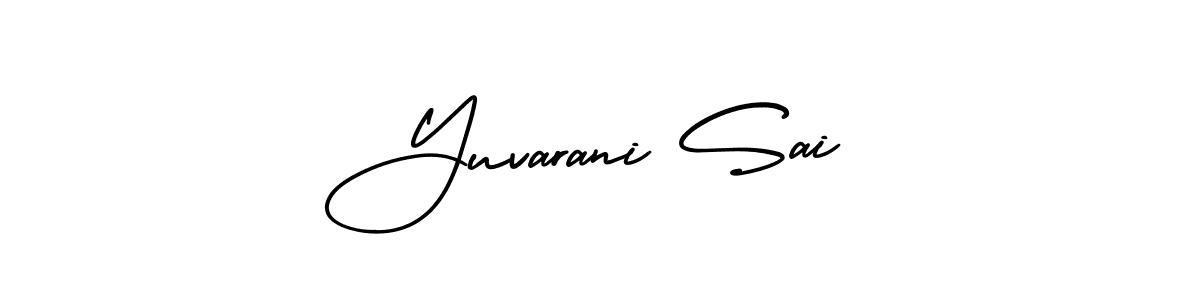 See photos of Yuvarani Sai official signature by Spectra . Check more albums & portfolios. Read reviews & check more about AmerikaSignatureDemo-Regular font. Yuvarani Sai signature style 3 images and pictures png