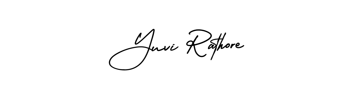 Best and Professional Signature Style for Yuvi Rathore. AmerikaSignatureDemo-Regular Best Signature Style Collection. Yuvi Rathore signature style 3 images and pictures png