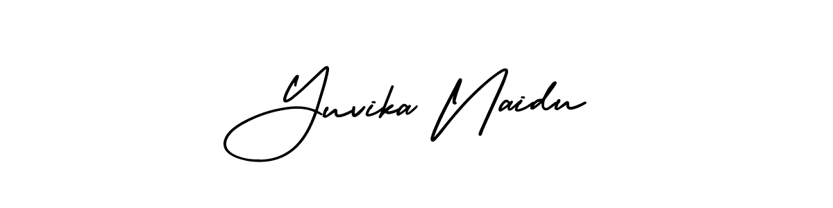 Best and Professional Signature Style for Yuvika Naidu. AmerikaSignatureDemo-Regular Best Signature Style Collection. Yuvika Naidu signature style 3 images and pictures png