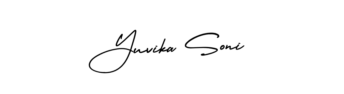 Make a beautiful signature design for name Yuvika Soni. Use this online signature maker to create a handwritten signature for free. Yuvika Soni signature style 3 images and pictures png