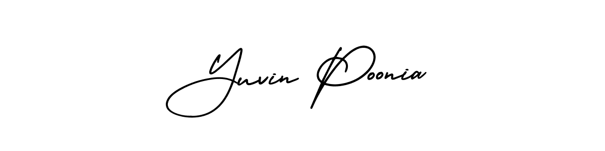 See photos of Yuvin Poonia official signature by Spectra . Check more albums & portfolios. Read reviews & check more about AmerikaSignatureDemo-Regular font. Yuvin Poonia signature style 3 images and pictures png