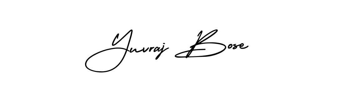 Also we have Yuvraj Bose name is the best signature style. Create professional handwritten signature collection using AmerikaSignatureDemo-Regular autograph style. Yuvraj Bose signature style 3 images and pictures png
