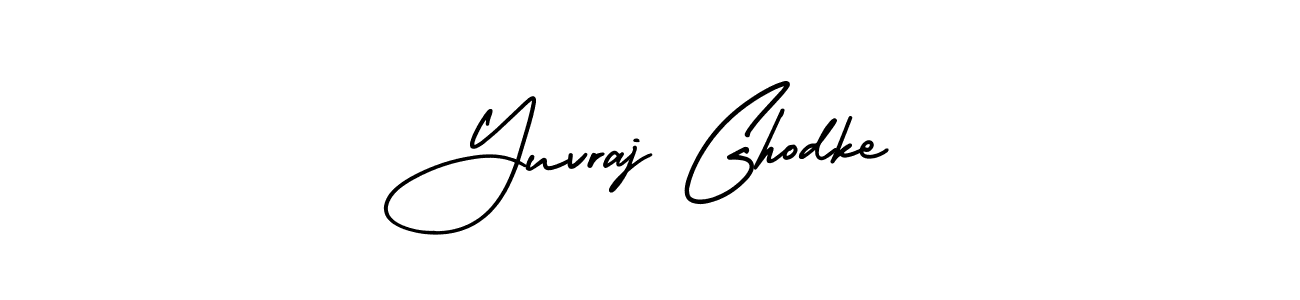 Make a beautiful signature design for name Yuvraj Ghodke. With this signature (AmerikaSignatureDemo-Regular) style, you can create a handwritten signature for free. Yuvraj Ghodke signature style 3 images and pictures png