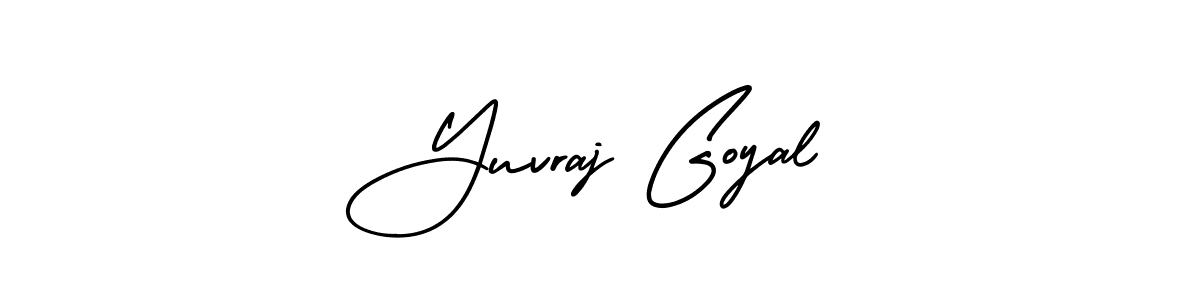 You can use this online signature creator to create a handwritten signature for the name Yuvraj Goyal. This is the best online autograph maker. Yuvraj Goyal signature style 3 images and pictures png