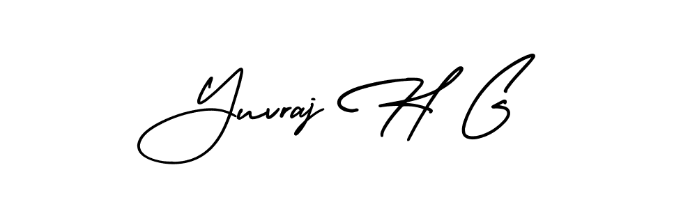 Also we have Yuvraj H G name is the best signature style. Create professional handwritten signature collection using AmerikaSignatureDemo-Regular autograph style. Yuvraj H G signature style 3 images and pictures png