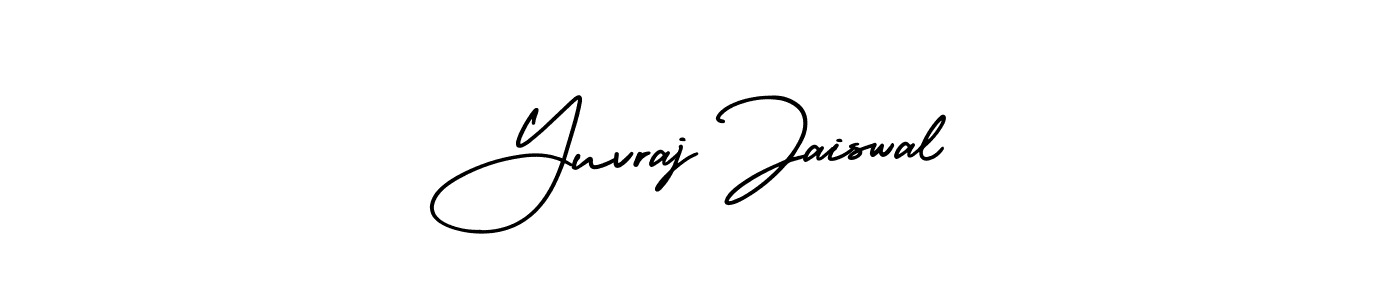 Also we have Yuvraj Jaiswal name is the best signature style. Create professional handwritten signature collection using AmerikaSignatureDemo-Regular autograph style. Yuvraj Jaiswal signature style 3 images and pictures png