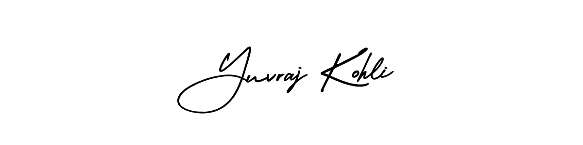 Make a beautiful signature design for name Yuvraj Kohli. Use this online signature maker to create a handwritten signature for free. Yuvraj Kohli signature style 3 images and pictures png