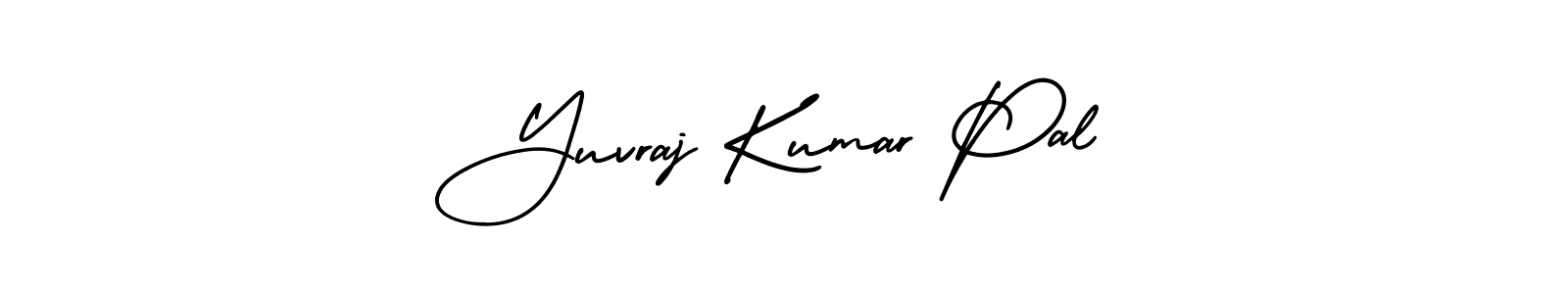 How to make Yuvraj Kumar Pal name signature. Use AmerikaSignatureDemo-Regular style for creating short signs online. This is the latest handwritten sign. Yuvraj Kumar Pal signature style 3 images and pictures png