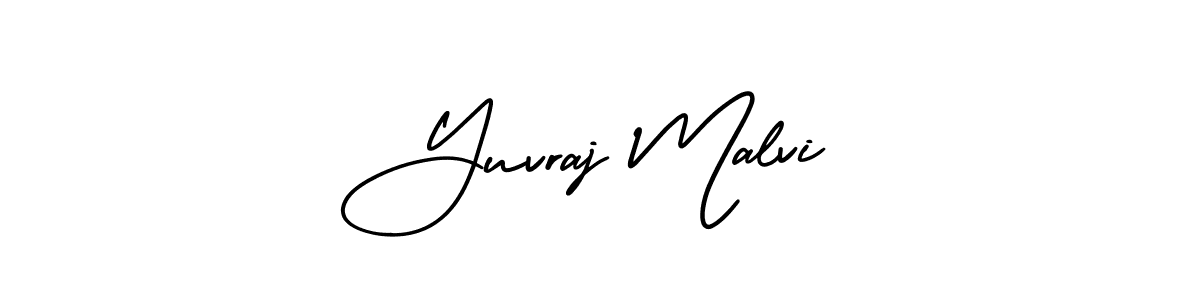 You can use this online signature creator to create a handwritten signature for the name Yuvraj Malvi. This is the best online autograph maker. Yuvraj Malvi signature style 3 images and pictures png