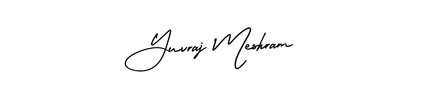 Make a beautiful signature design for name Yuvraj Meshram. Use this online signature maker to create a handwritten signature for free. Yuvraj Meshram signature style 3 images and pictures png